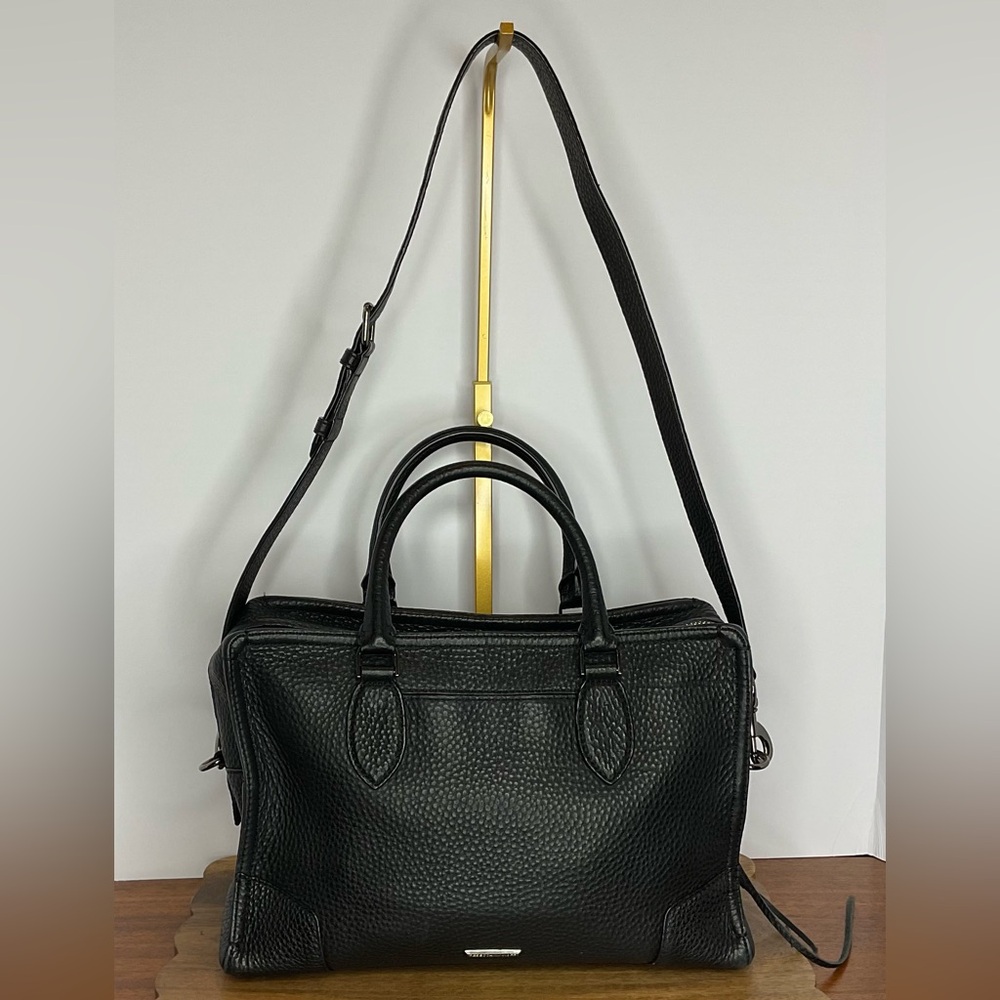 Rebecca Minkoff Pebbled Leather Moonwalking Satchel EUC - Picture 3 of 13